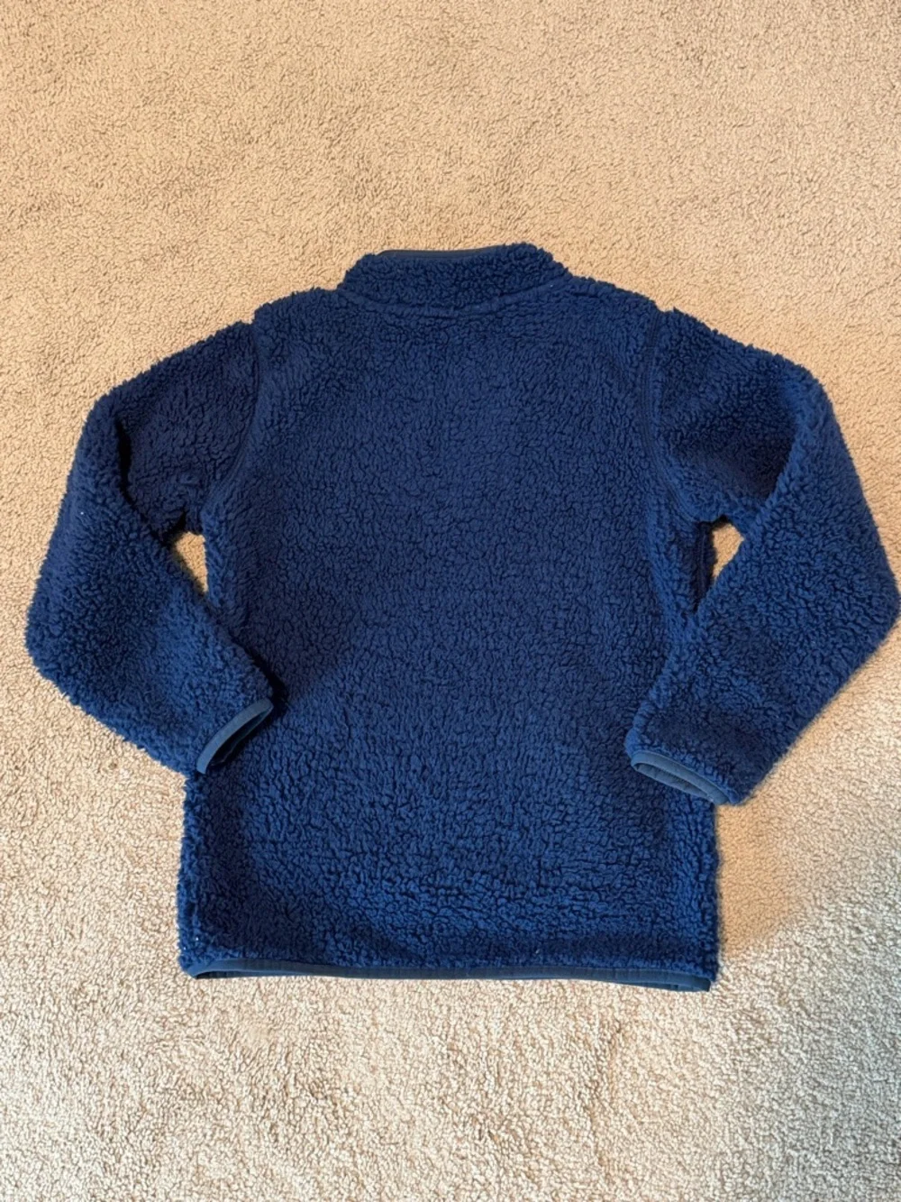 Lot of (2) Carter’s Boy’s Kid Quarter Zip Sherpa Pullover. Size 10/10A.